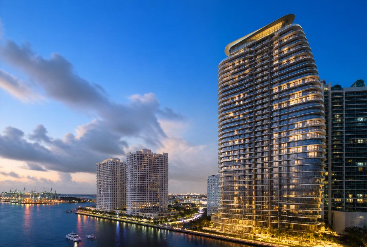 Por que cada nova torre em Miami nasce com a marca de uma grife